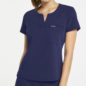 Jaanuu 1 Pocket Tuck In Scrub Top